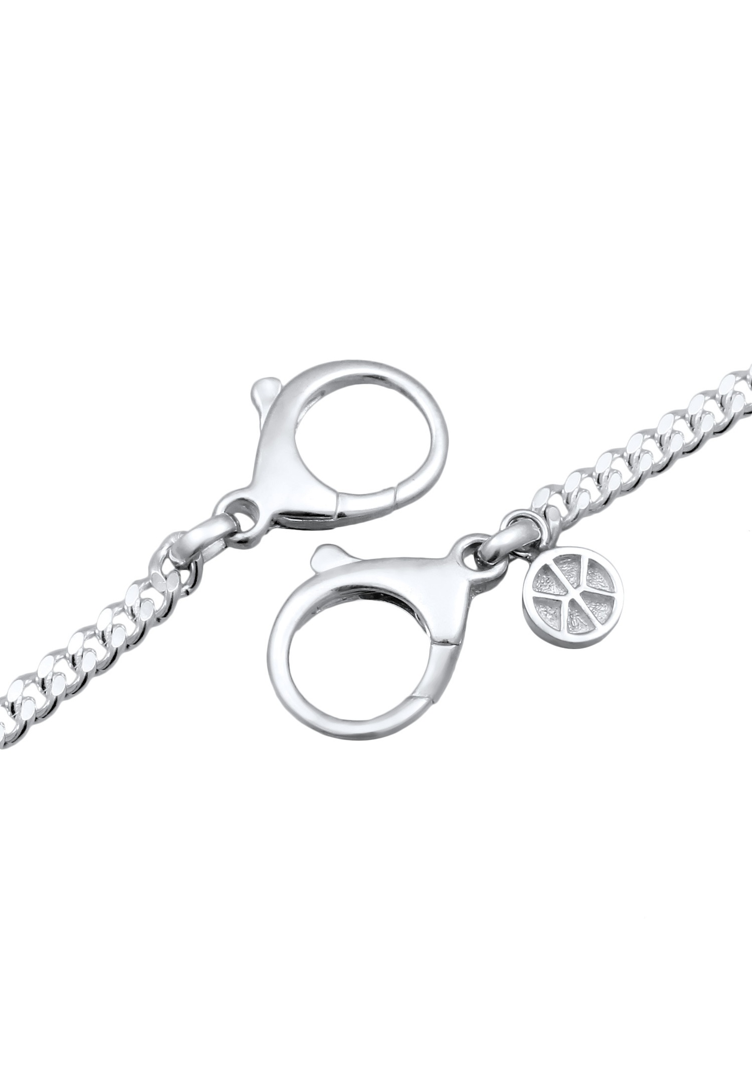 KUZZOI Kuzzoi moški nakit dodatki 925 sterling srebro oklepna verižica 55 cm