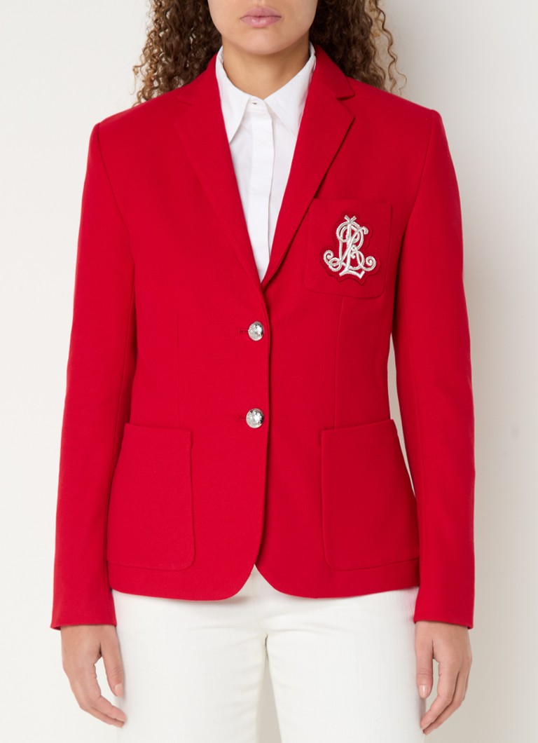 Ralph Lauren sako od pike pamuka s metalnim vezom logotipa