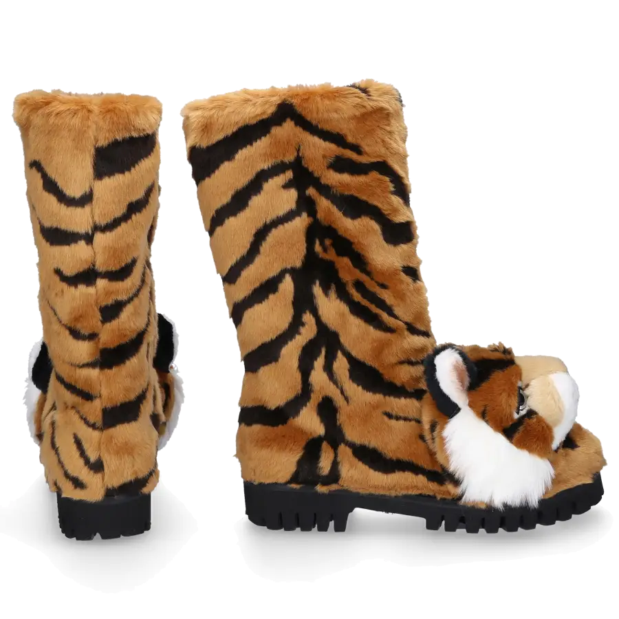 Dolce & Gabbana - Stiefel BIKER HUMMER - braun