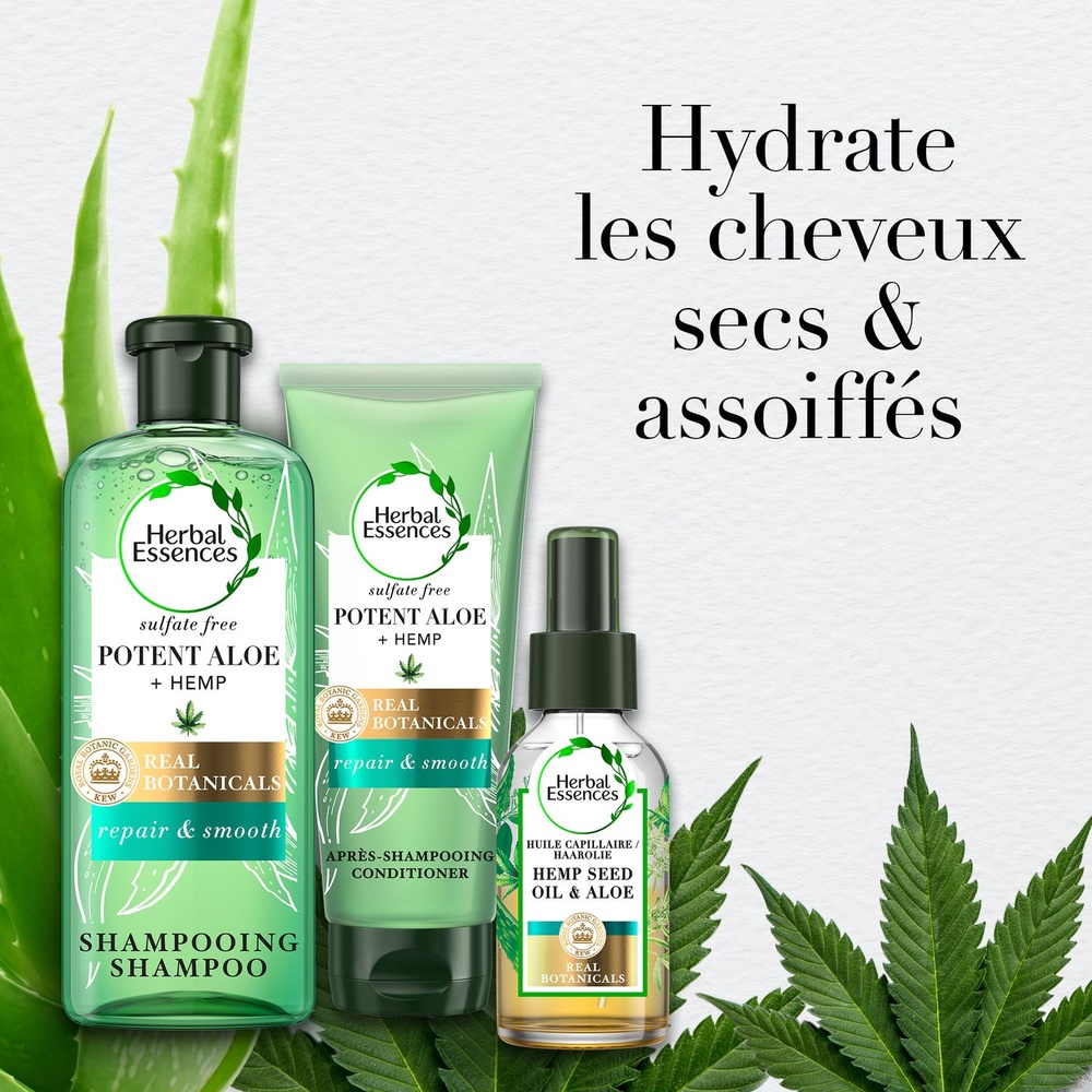 herbal essences Herbal Essences Après Shampoing Aloe EtChanvre 180 ml Après-Shampoing