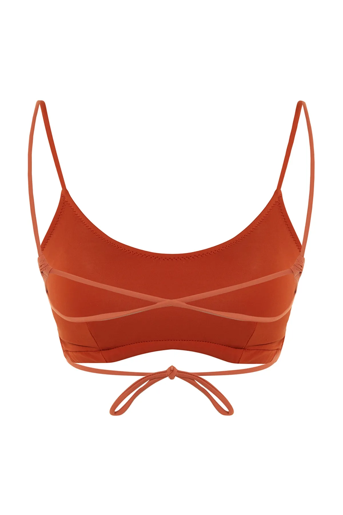 Trendyol Collection  Bralette-Bikinioberteil mit Kachelmuster TBESS22BU0034