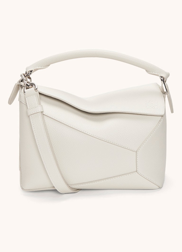 LOEWE Puzzle Edge maza rokassomiņa no teļādas
