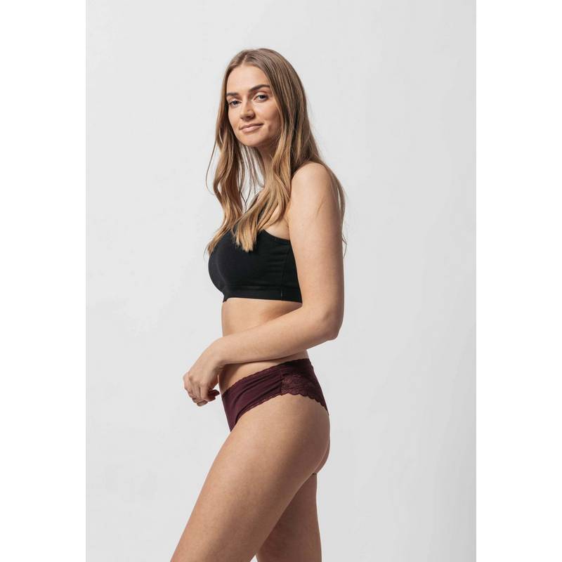 Snocks Slips mit Spitze aus Bio-Baumwolle Unterhose Damen