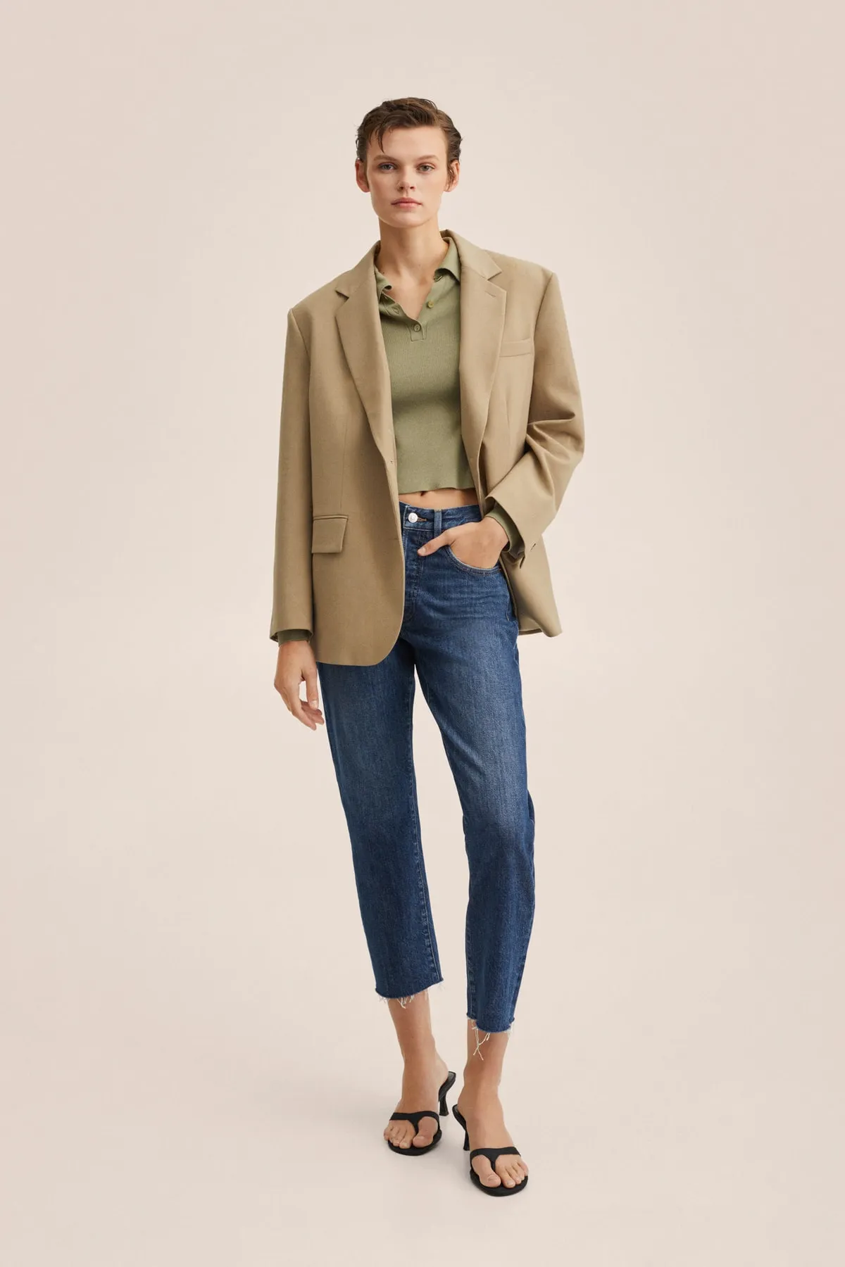 MANGO  27000761 Damen/Mädchen Dunkelblau