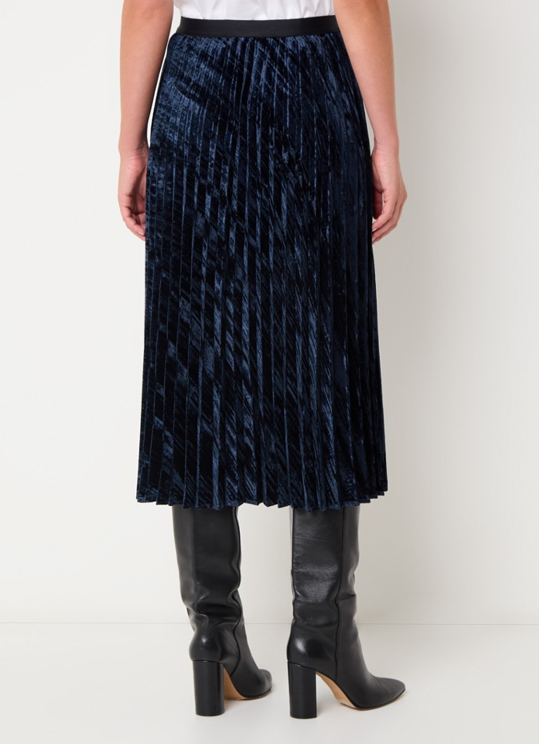 Fustă midi plisată Caroline din catifea de Gerard Darel