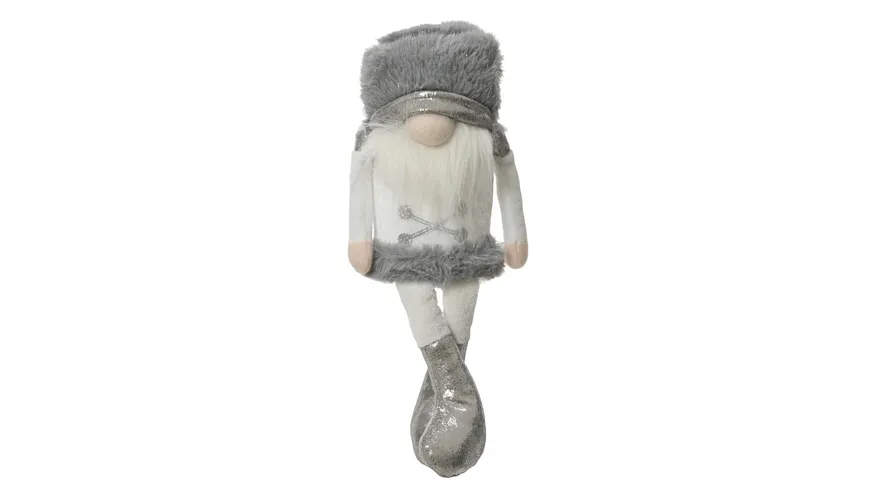 Nussknacker Polyester grau/weiss