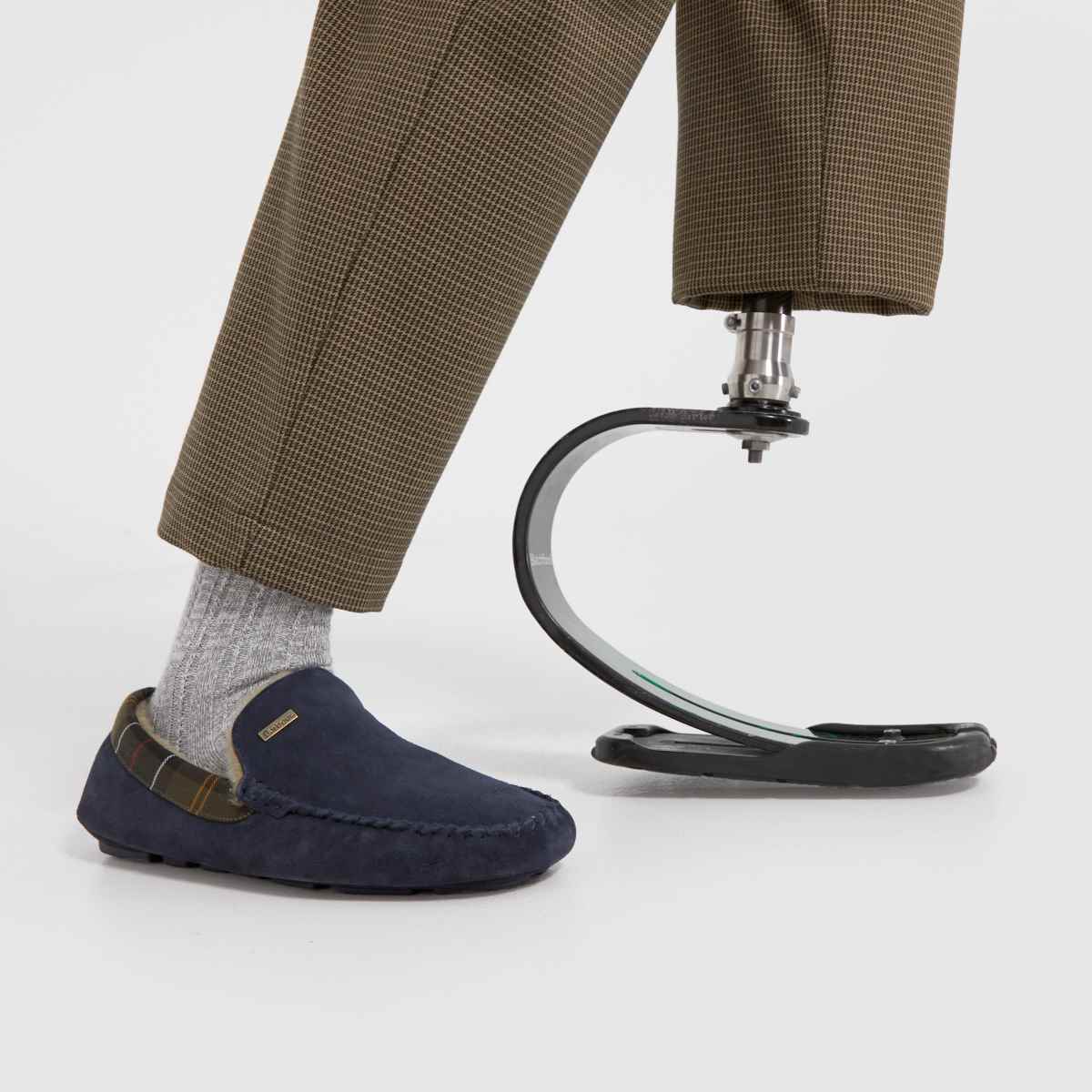 Barbour – Monty – Marinblå tofflor