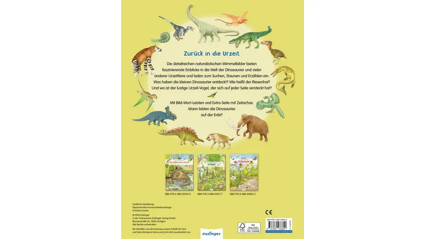 Mein erstes Wimmelbuch: Tiere der Urzeit