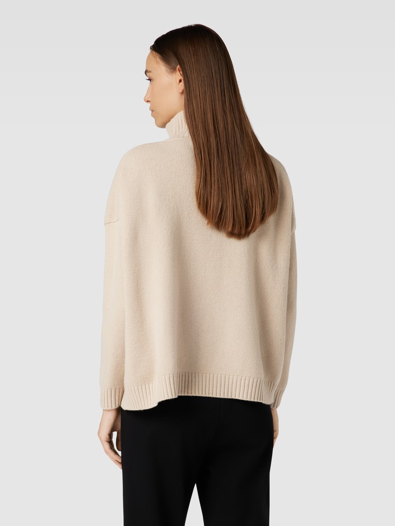 Strickpullover mit Stehkragen Modell 'BENITO' in sand