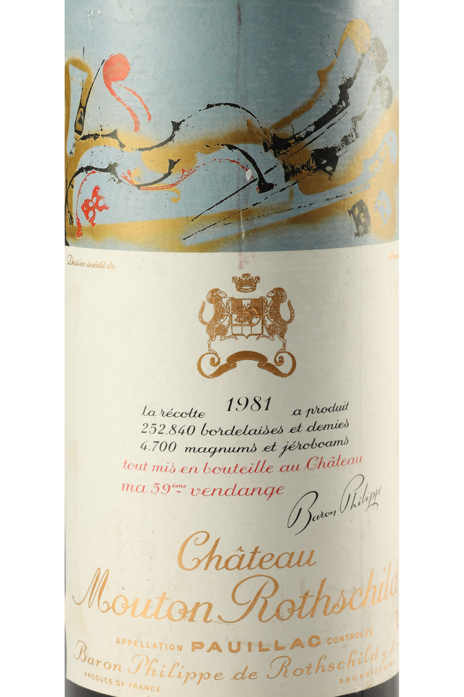 Château Mouton Rothschild 1981, Pauillac