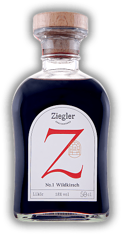 Ziegler No. 1 Wildkirsch Likör 0,5 Liter Ziegler No. 1 Wildkirsch Likör 0,5 Liter  0,5	 Liter - Vol 18%