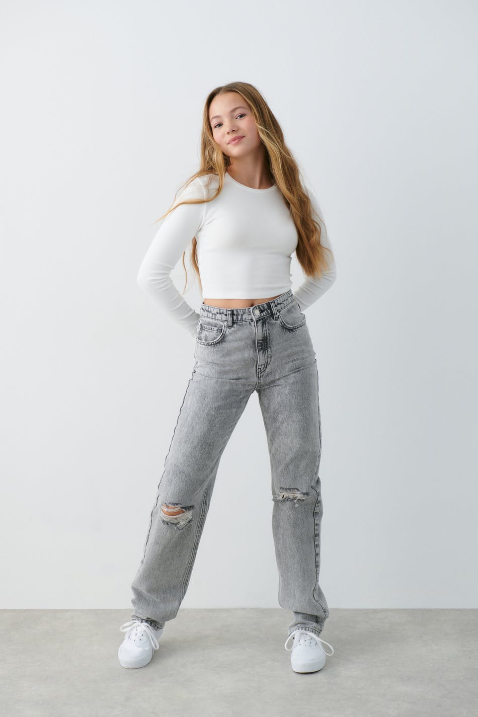 Y basic long sleeve top