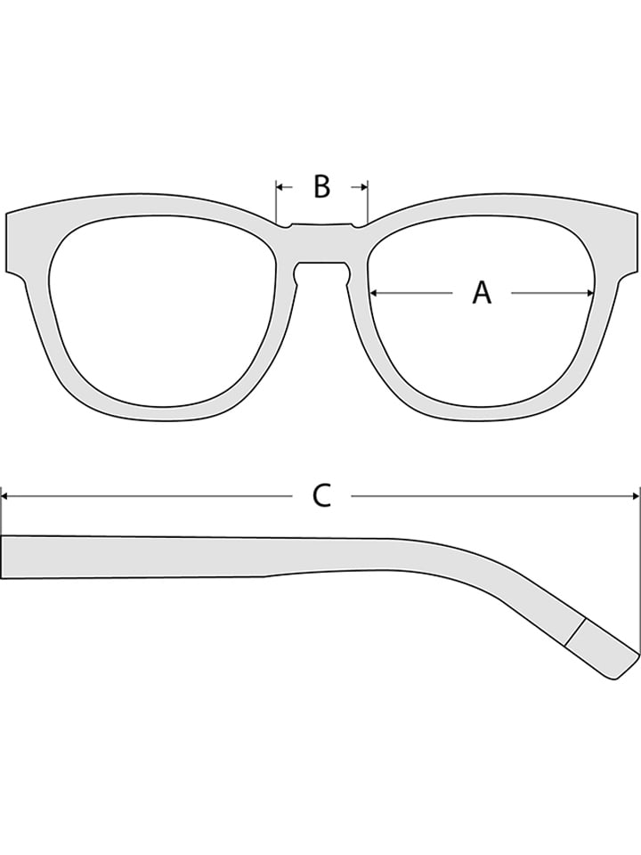 Polaroid Damen-Sonnenbrille in Schwarz günstig kaufen 57