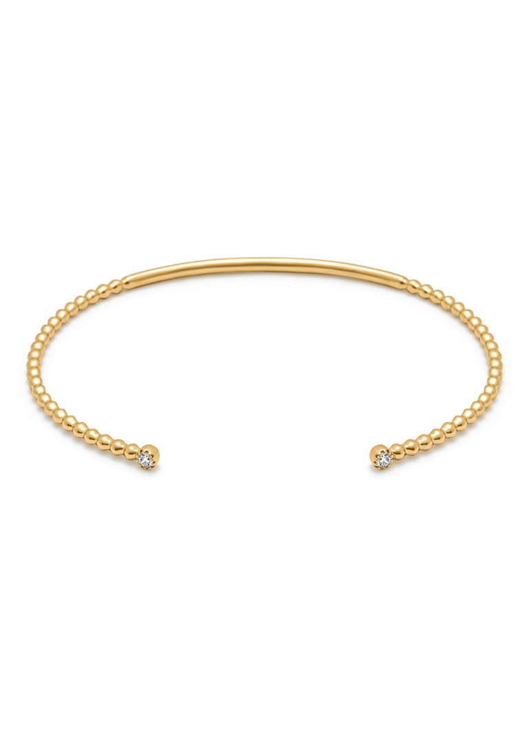 Bracciale Diamond Point in oro giallo, diamante da 0,10 ct, Joy
