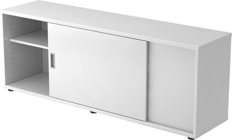 Hammerbacher Sideboard V1758S Weiß 1.600 x 400 x 596 mm