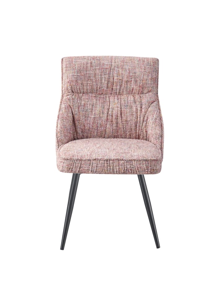 DUBI Möbel 2er-Set: Drehstuhl ALESSIA in Rosa - (B)49 x (H)83 x  (T)62 cm günstig kaufen onesize