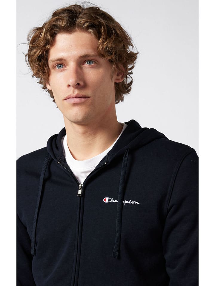 Champion Sweatjacke in Dunkelblau günstig kaufen