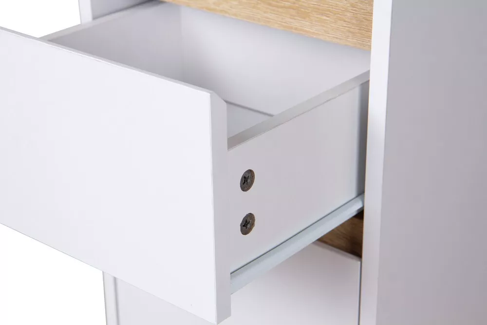 Happy Home Happy Home Badschrank mit 1 Tür und Schublade - Weiß