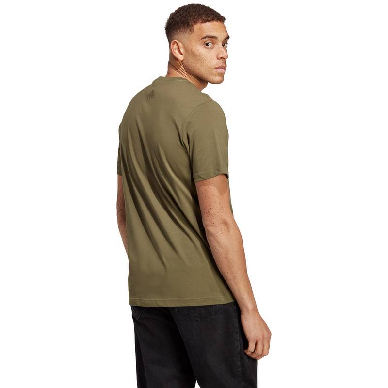 adidas ESSENTIALS LINEAR EMBROIDERED LOGO T-Shirt Herren