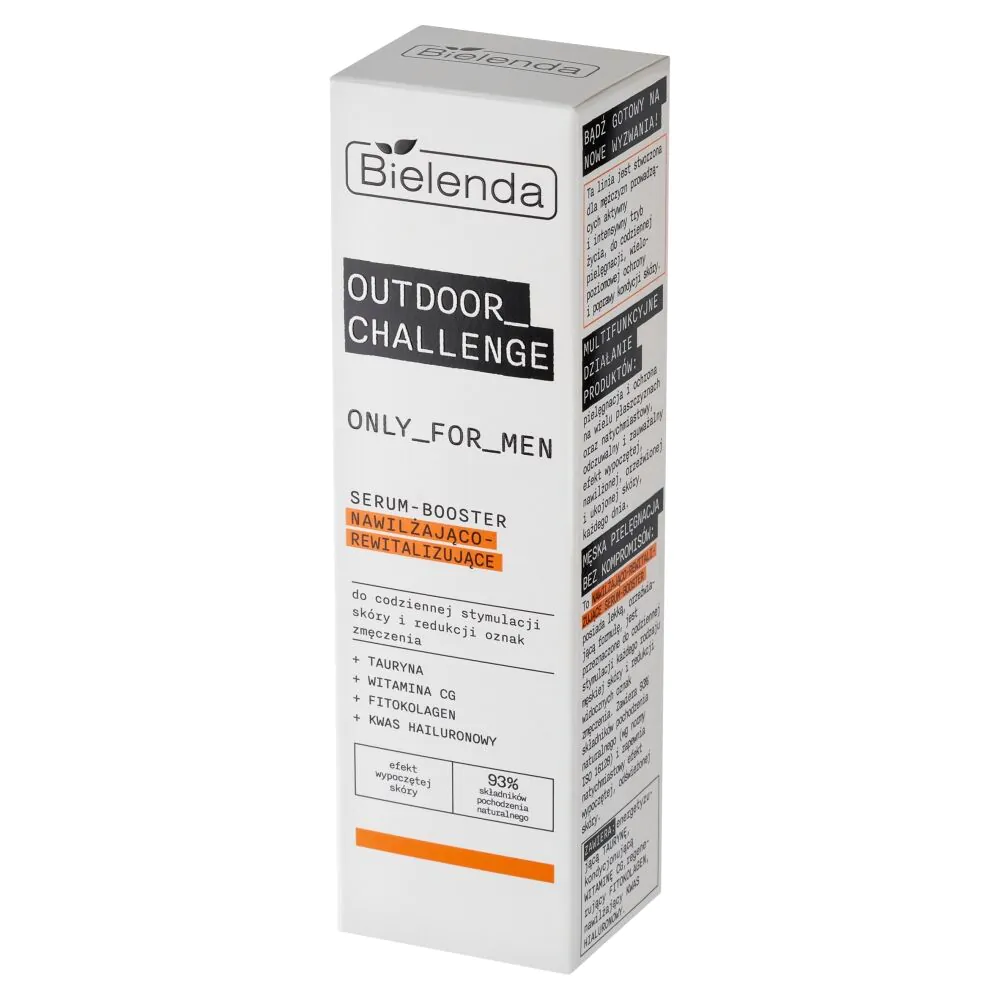 Bielenda Only For Men Outdoor Challenge hidratantni i revitalizirajući serum za lice-booster