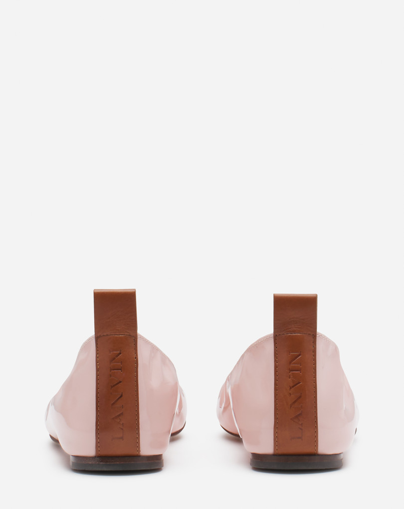 LA BALLERINE EN CUIR BRILLANT