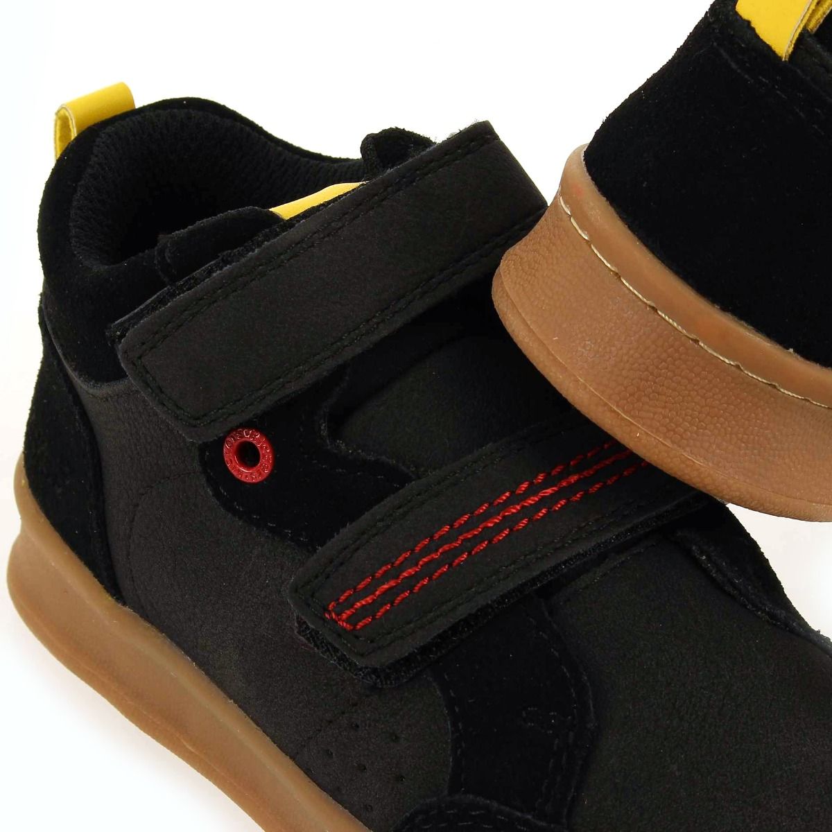 Kickers  BILBON VELC - Noir Rouge