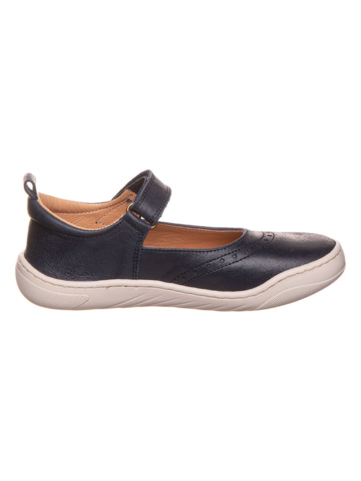 POM POM Leder-Barfußschuhe in Dunkelblau günstig kaufen