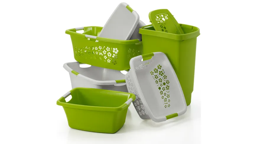 rotho Flowers Softline Wäschekorb 25 l