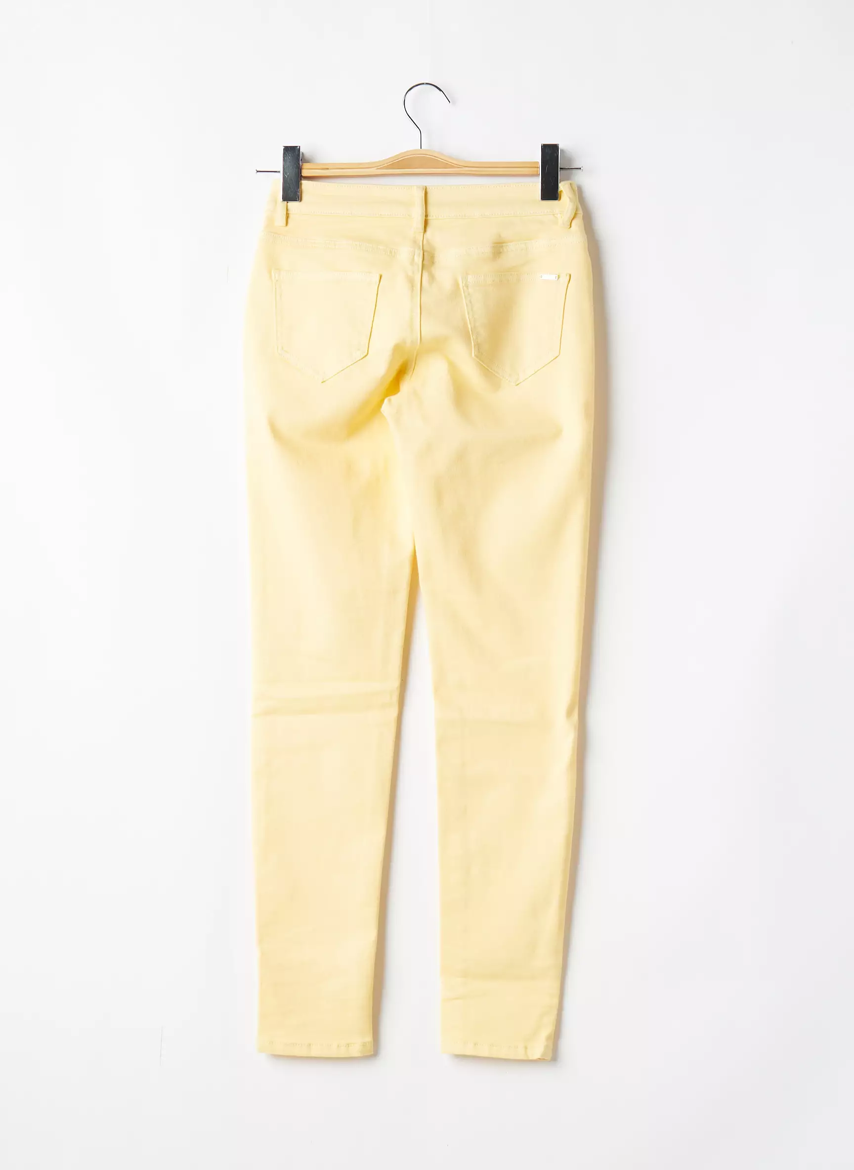Morgan Pantalons Slim Femme couleur jaune