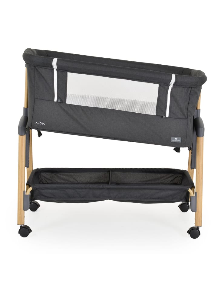 Cangaroo Babybett, Beistellbett Adoro in schwarz günstig kaufen onesize