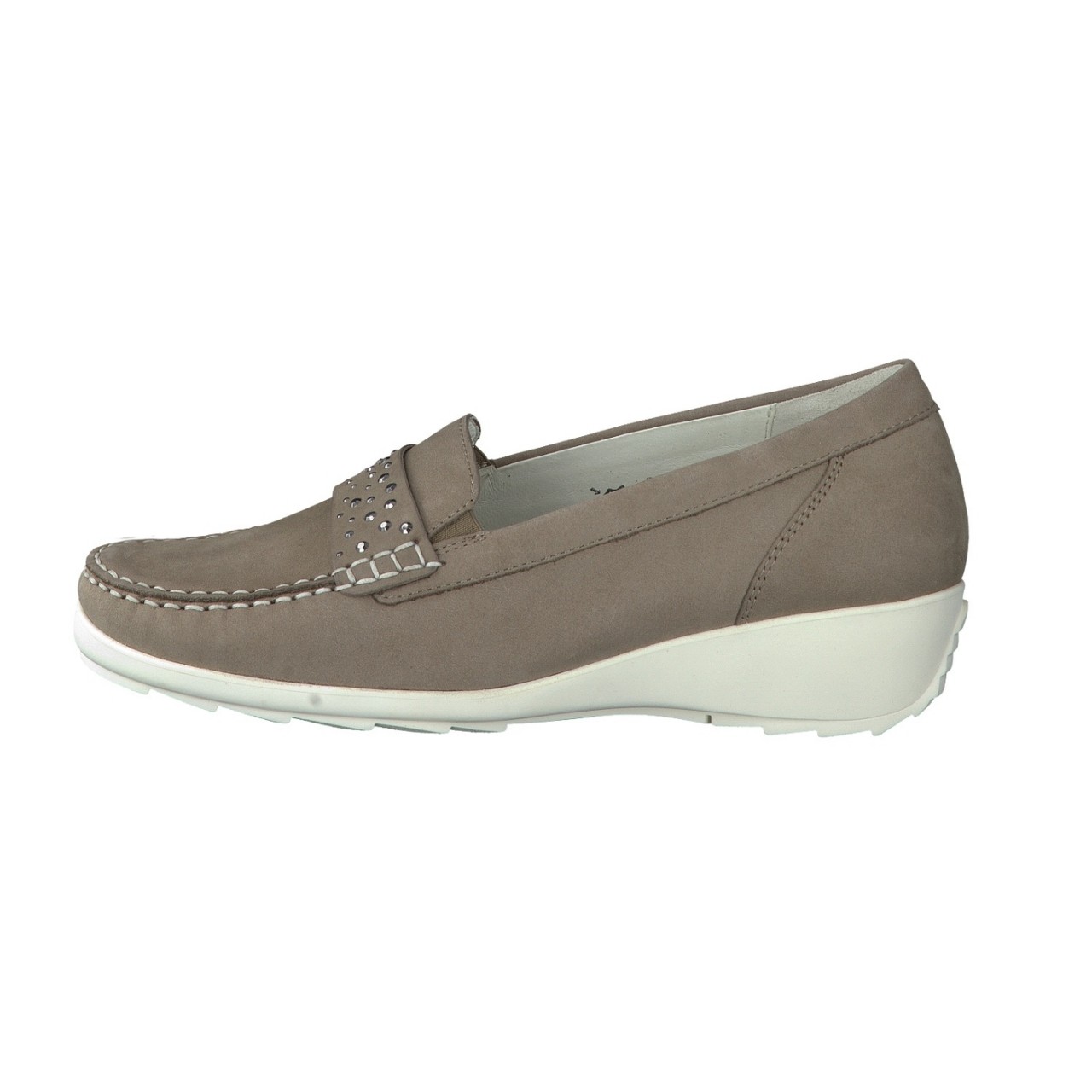 WALDLÄUFER Komfort Slipper beige NUBUK-SOFT