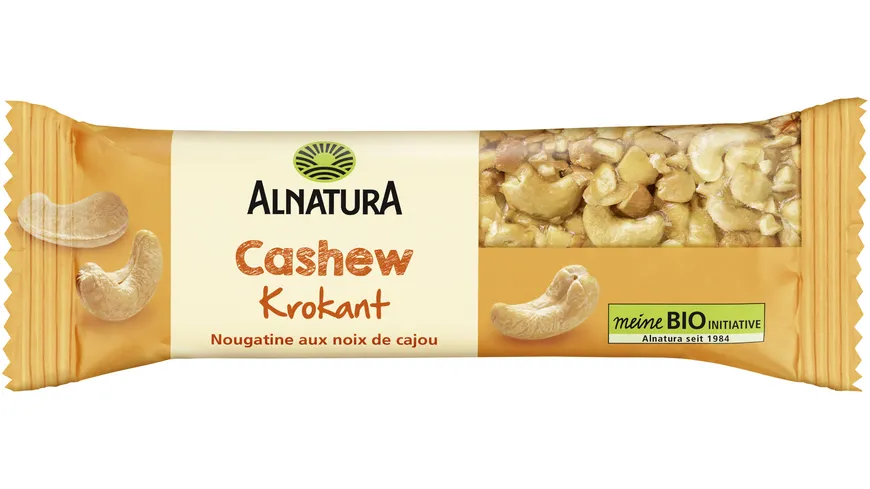 Alnatura Bio Cashew-Krokant-Riegel 30 g