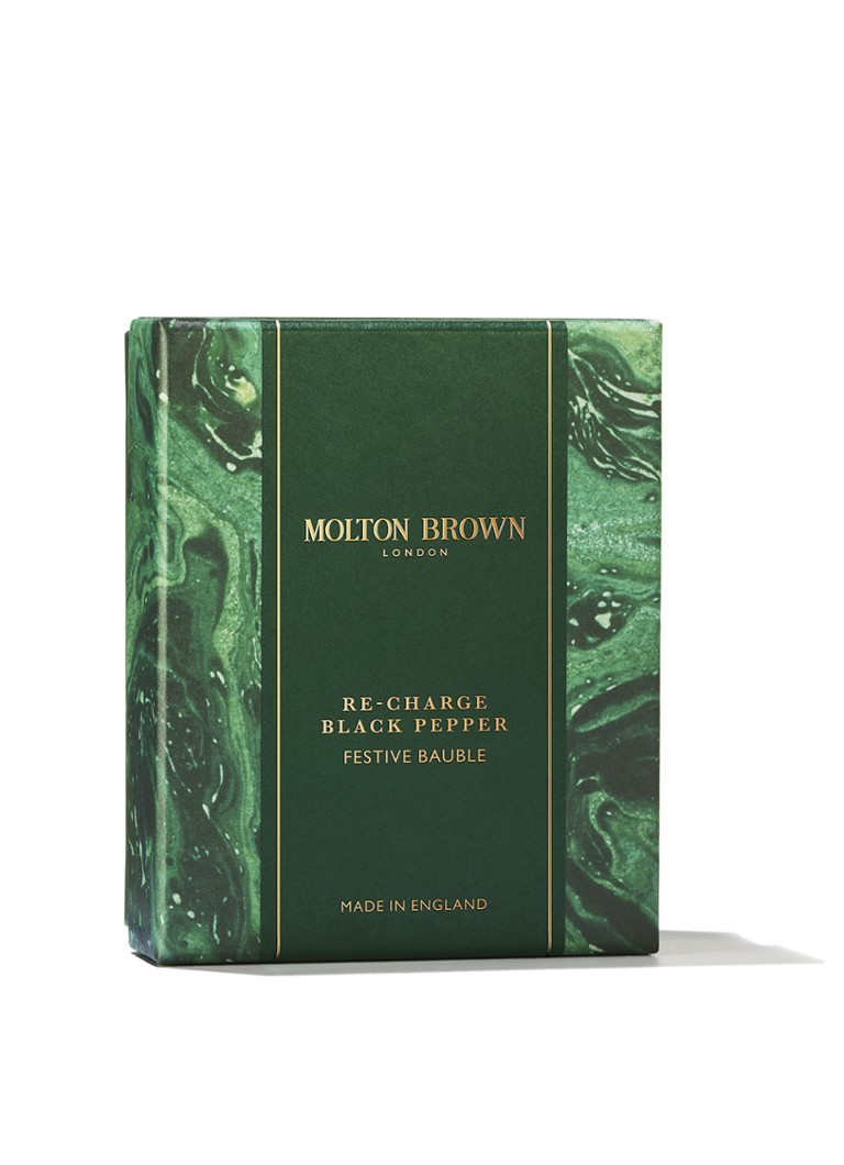 Molton Brown Re-charge Black Pepper Festive Bauble - Limited Edition bath & shower gel