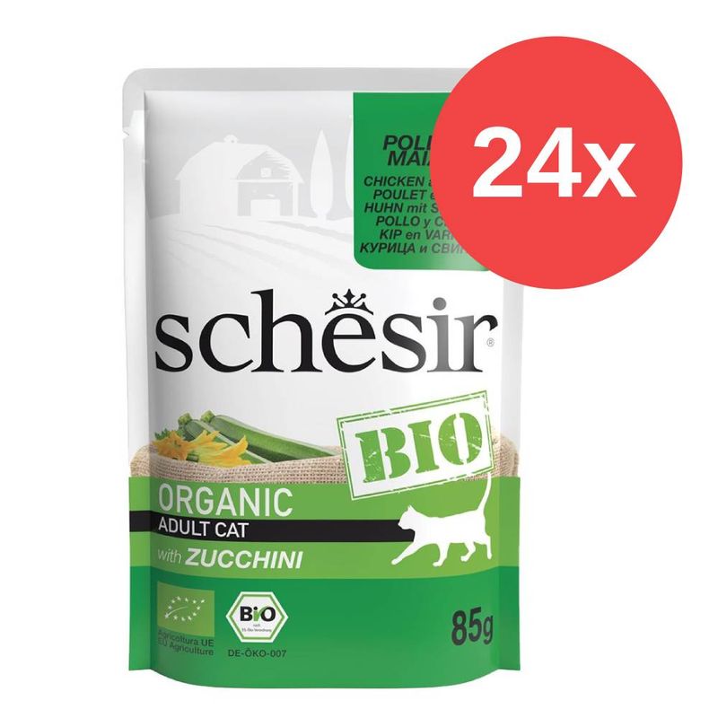 Sparpaket Schesir Bio Pouch 24 x 85 g zu TOP-Preisen | bitiba %