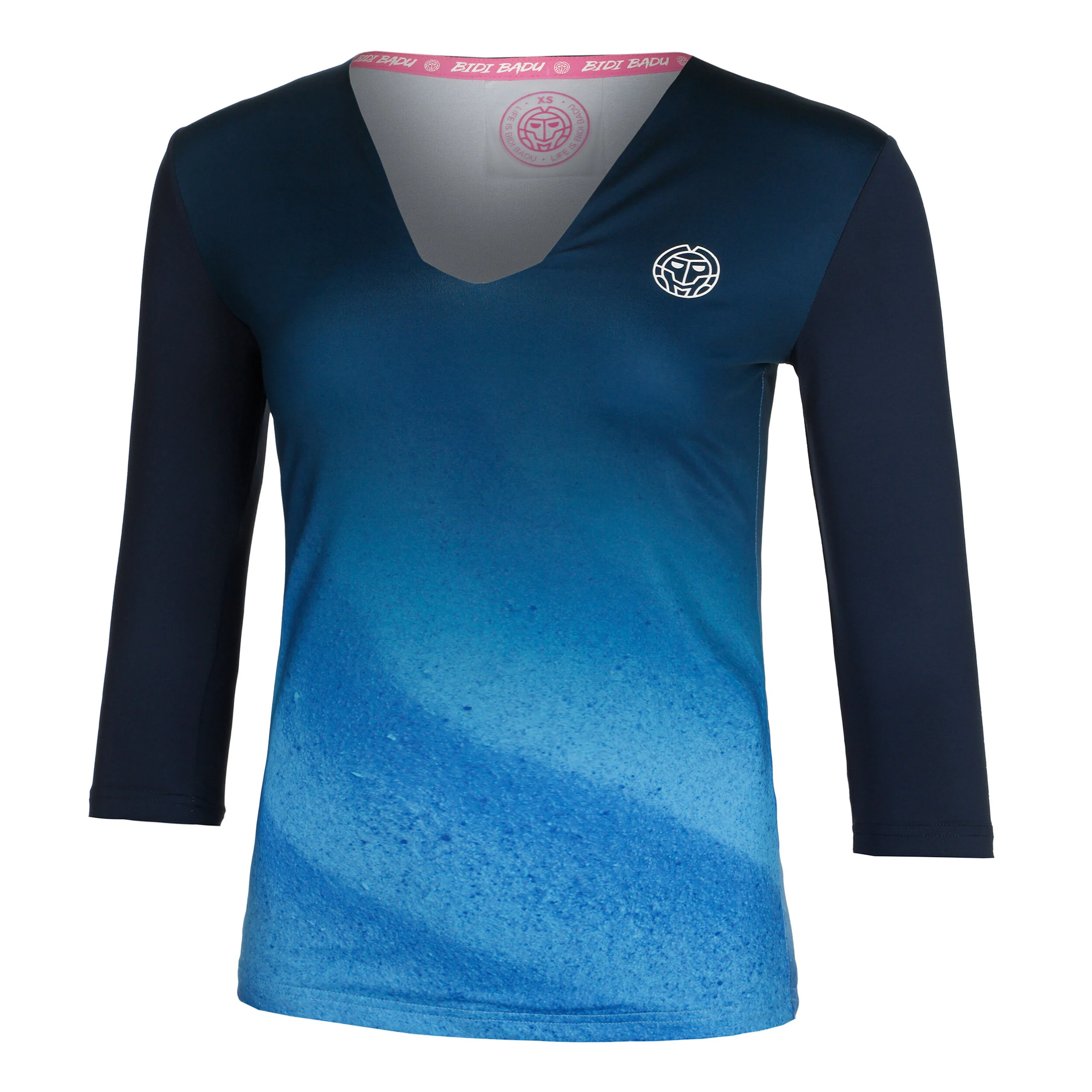 Beach Spirit V-Neck Longsleeve Damen - Dunkelblau, Blau