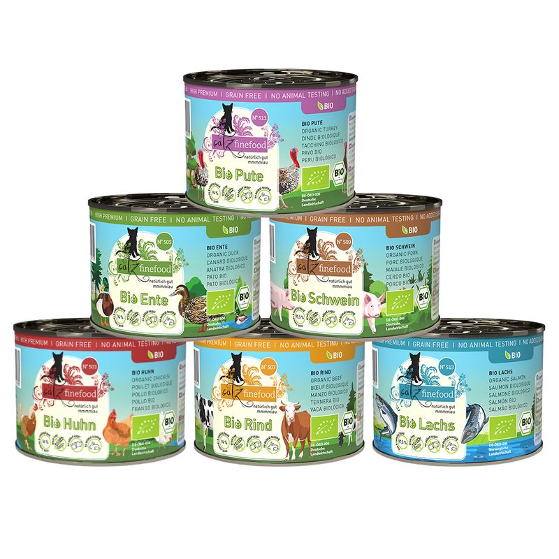 Probierpaket catz finefood Bio zu TOP-Preisen