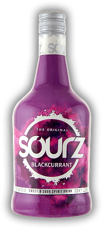 Sourz Blackcurrant Schwarze Johannisbeere Spirit Drink Sourz Blackcurrant Schwarze Johannisbeere Spirit Drink Sourz, der innovative Partydrink. 0,7	 Liter - Vol 15%