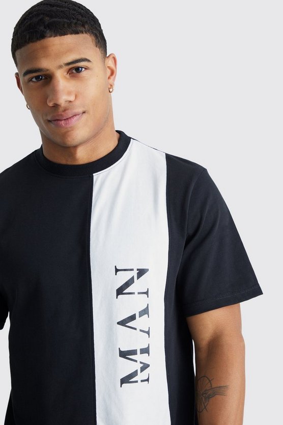 Man Roman Colorblock T-Shirt