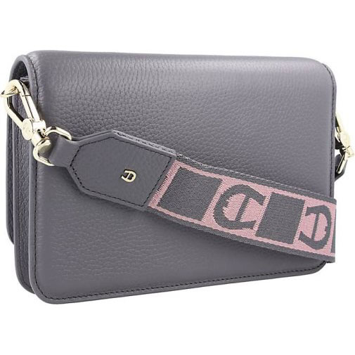 AIGNER Wallet On Strap Clutch Tasche RFID Schutz Leder 19.5 cm