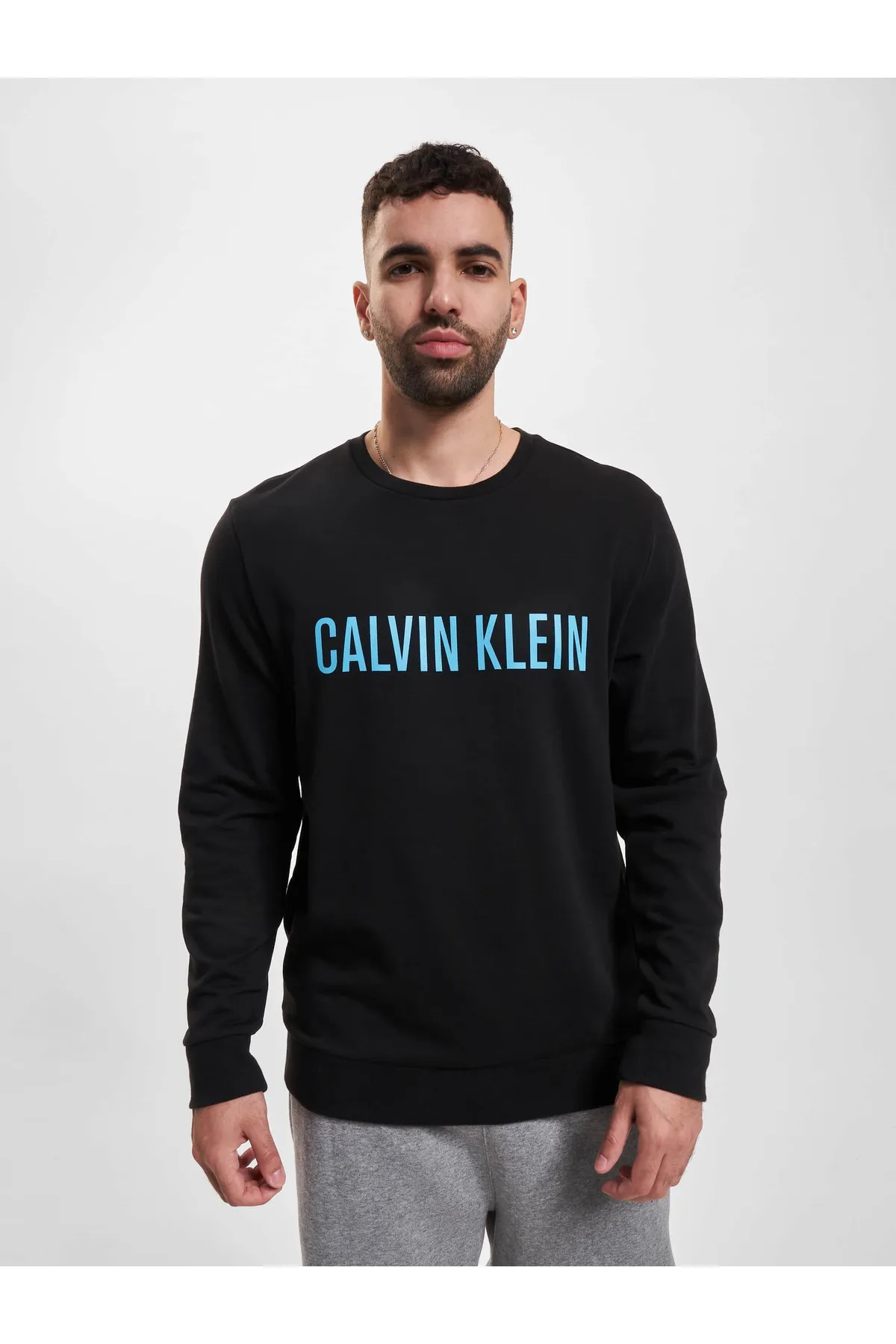 Calvin Klein  Sweatshirt - Schwarz - Regular Fit