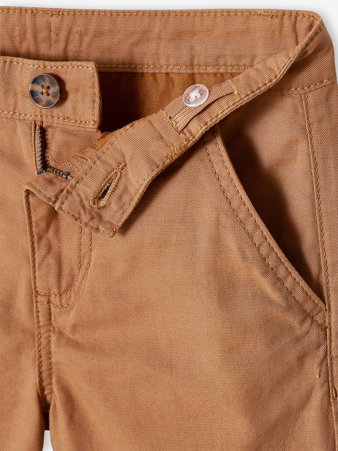 Bermuda chino garçon beige