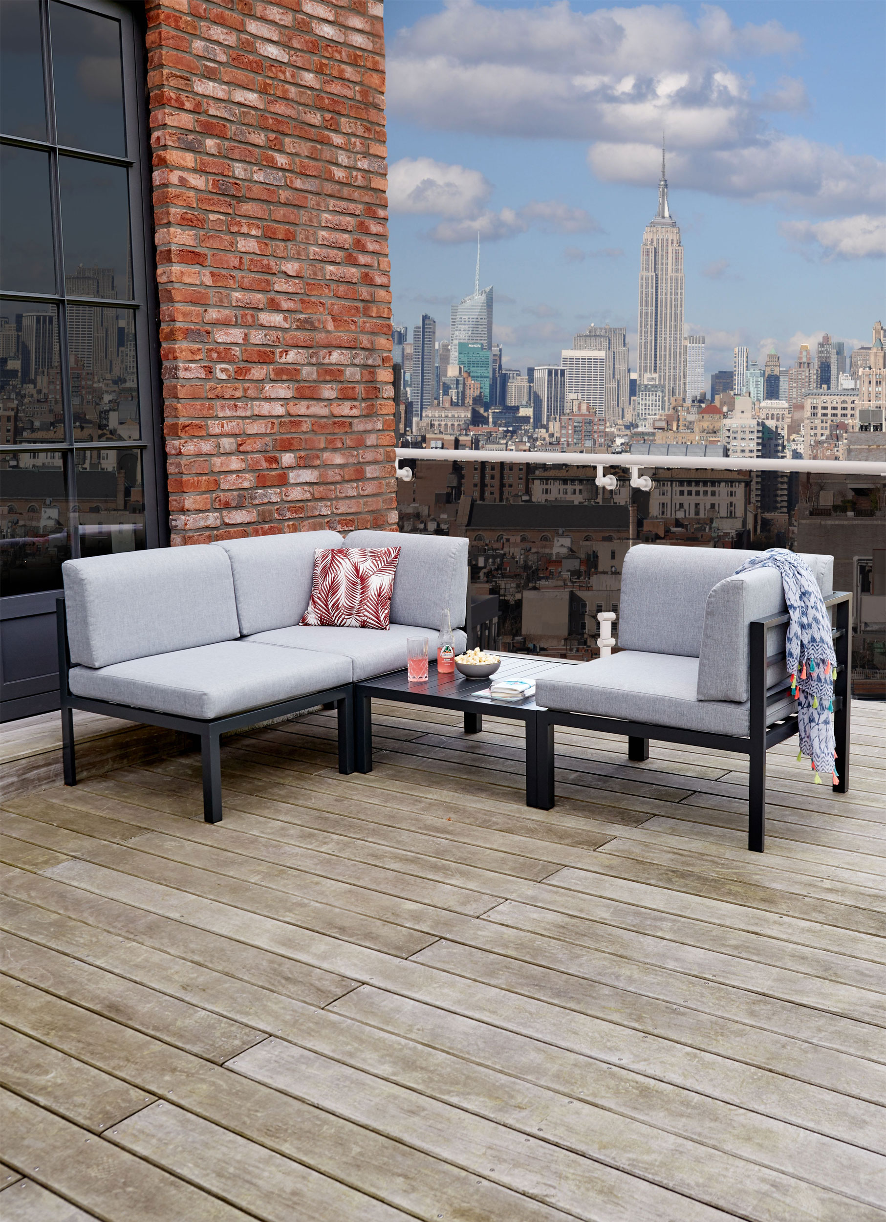 OUTDOORGartenlounge Eckelement