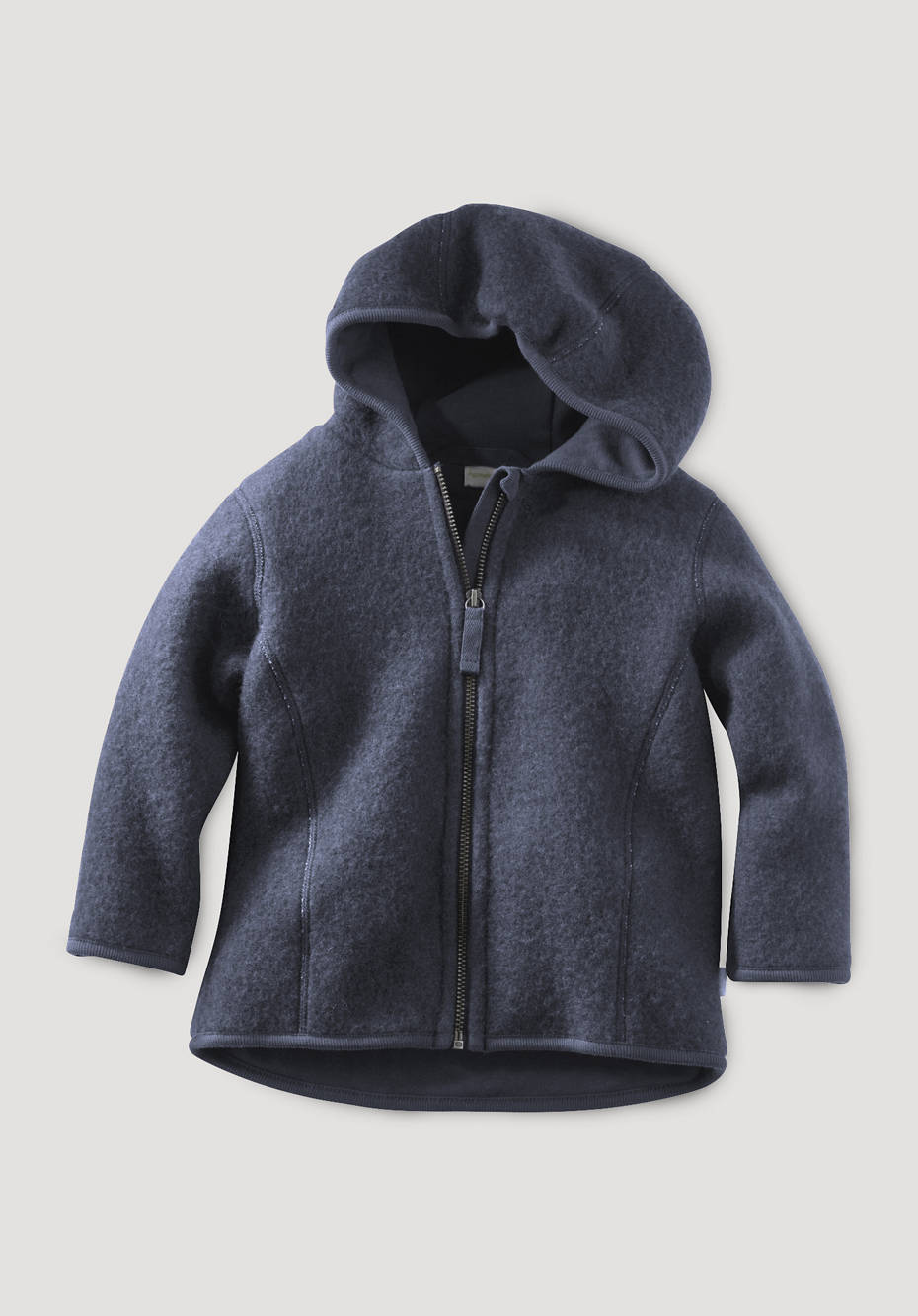 Wollfleece-Jacke aus reiner Bio-Merinowolle