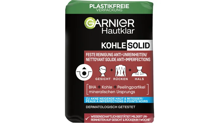 Garnier Hautklar Feste Reinigung mit Kohle 100 g