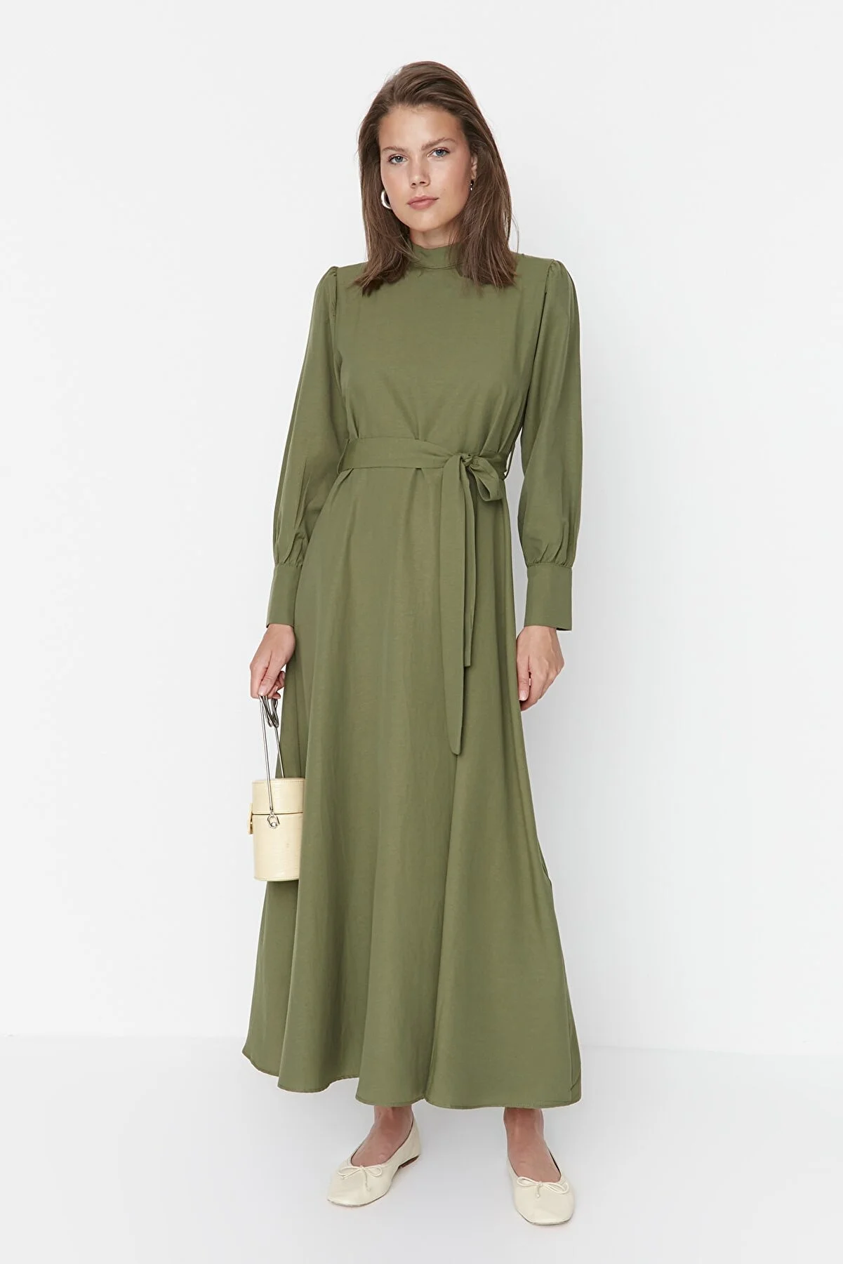 Trendyol Modest  Kleid - Khaki - A-Linie