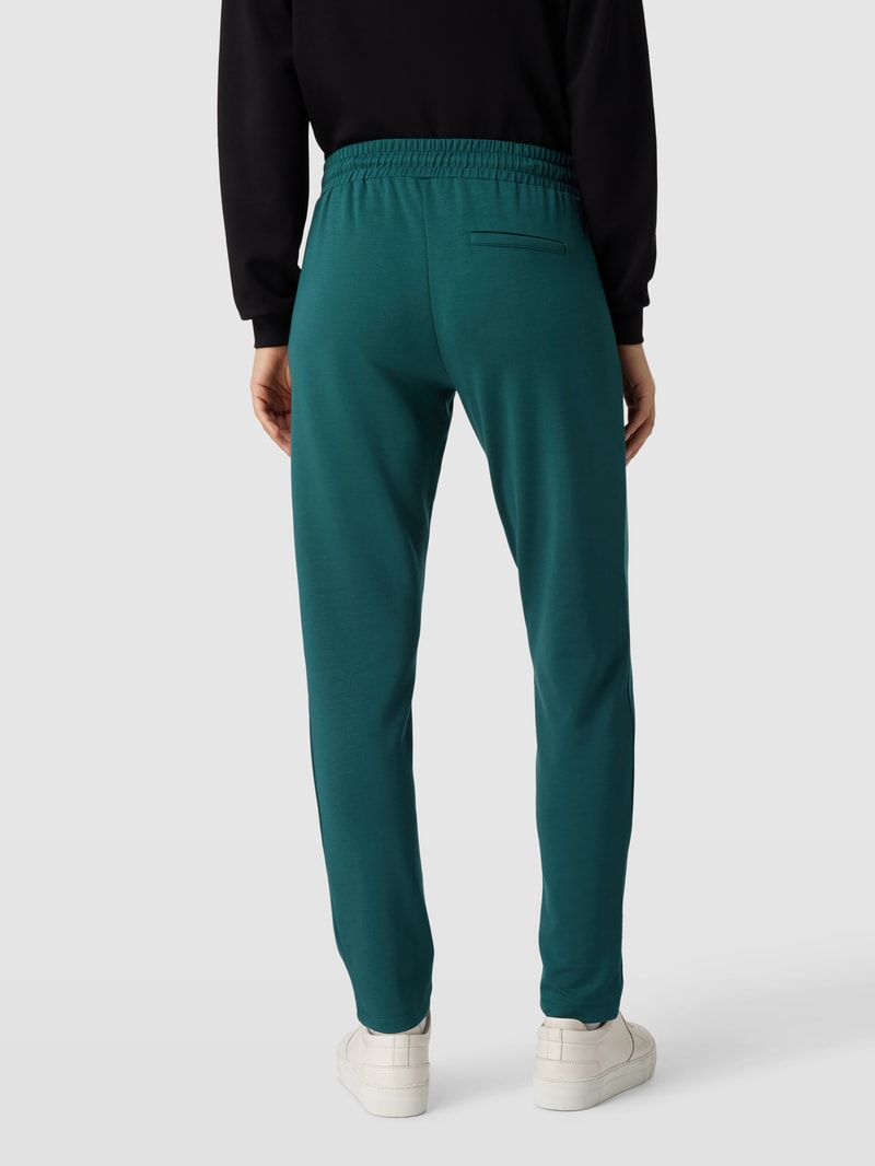 Sweatpants mit elastischem Bund Modell 'BANU' in smaragdgrün