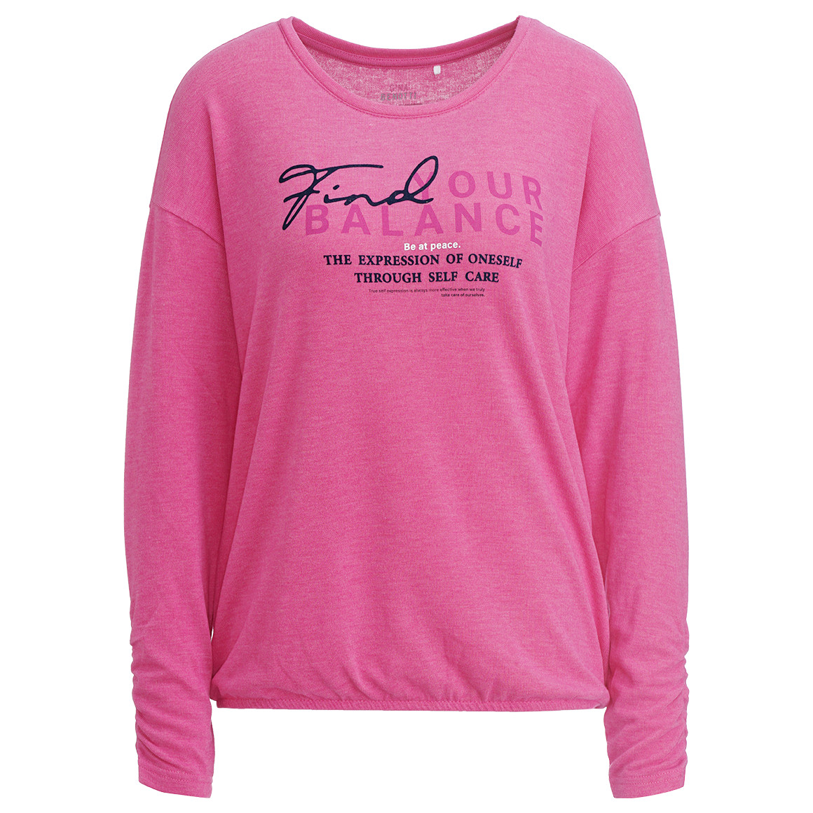 Damen Langarmshirt mit Flockprint
