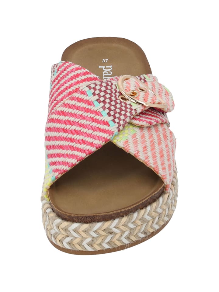 palado Plateau-Pantoletten in Rosa günstig kaufen