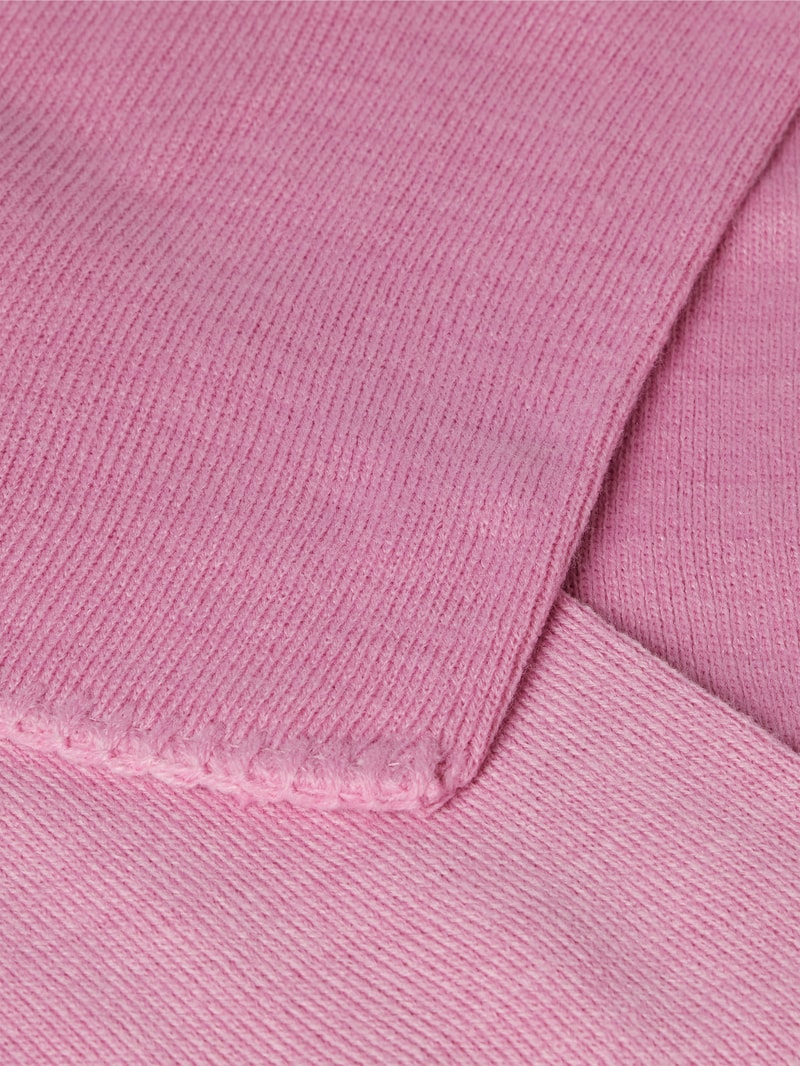 Schal mit Label-Detail Modell 'NEWMADISON' in hellrosa