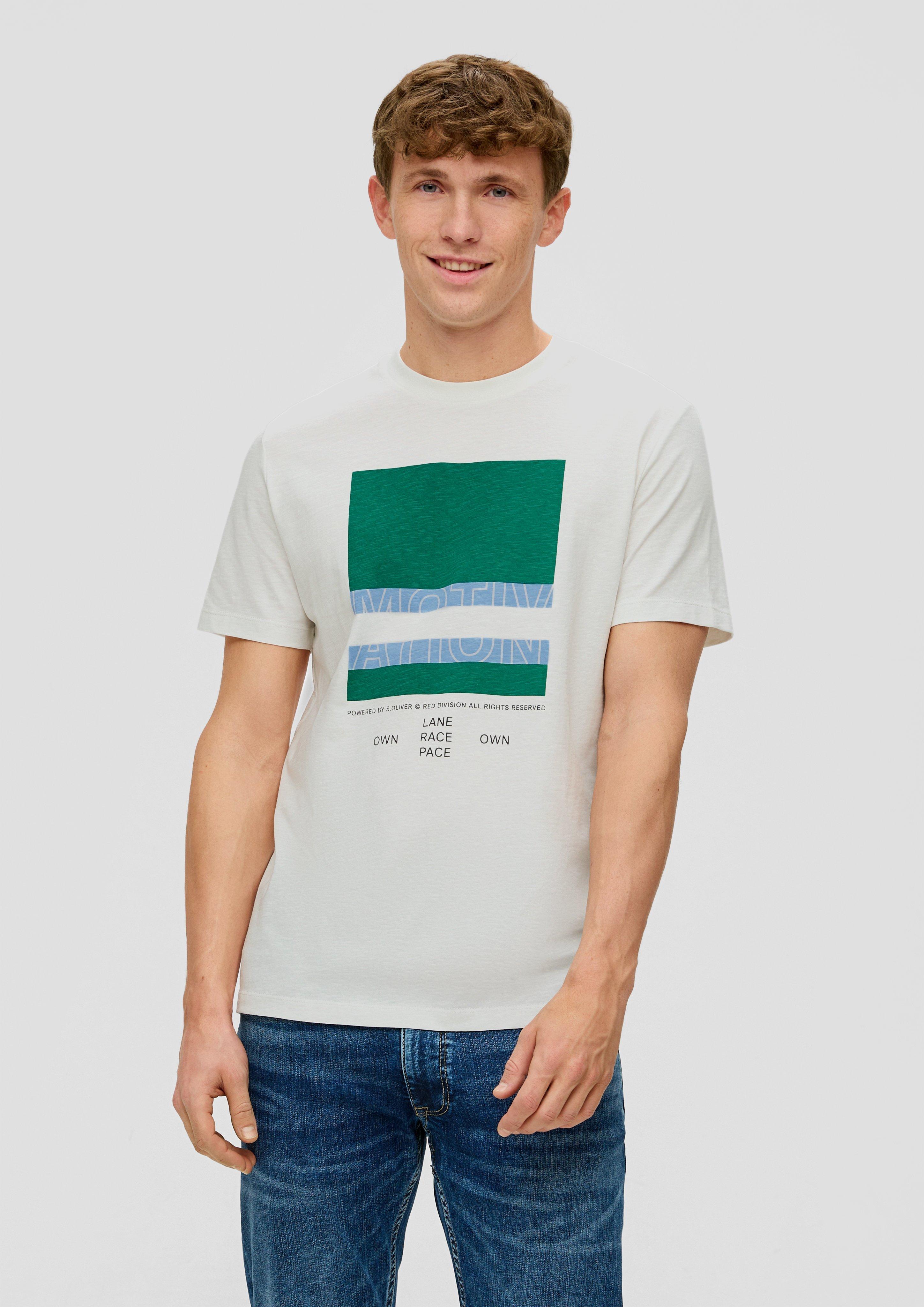 T-Shirt mit Frontprint  2141466-01D1